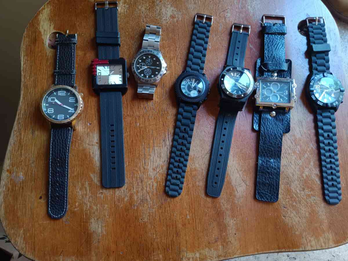 mens timepieces for every day of the week only 5 for all