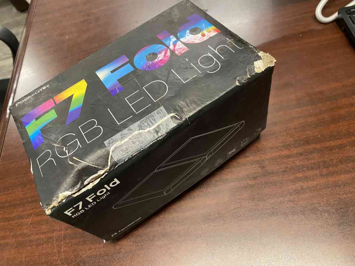 f7 Fold RGB Led Light