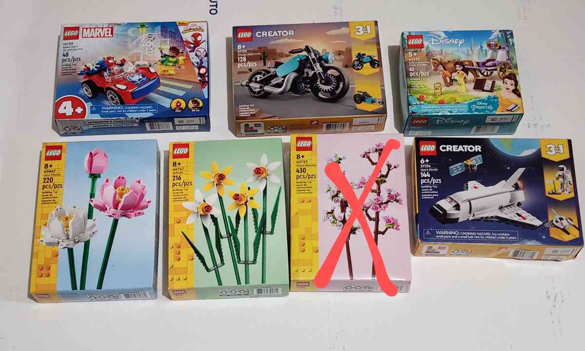 NEW LEGO Building Toy Models  Moving Sale by April 14th