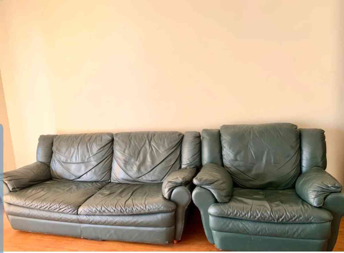 Black Leather Sofas furniture used