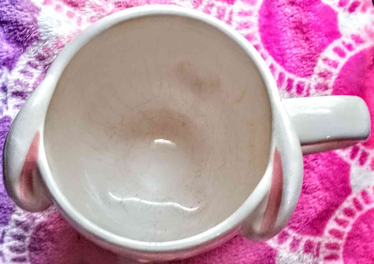 White Ceramic Bunny Mug