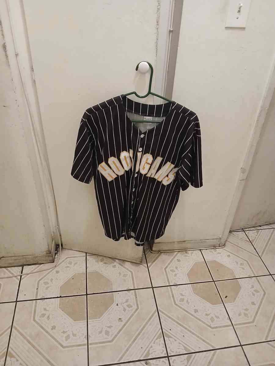 Bruno Mars Hooligans Baseball Jersey Black Shirt Size M