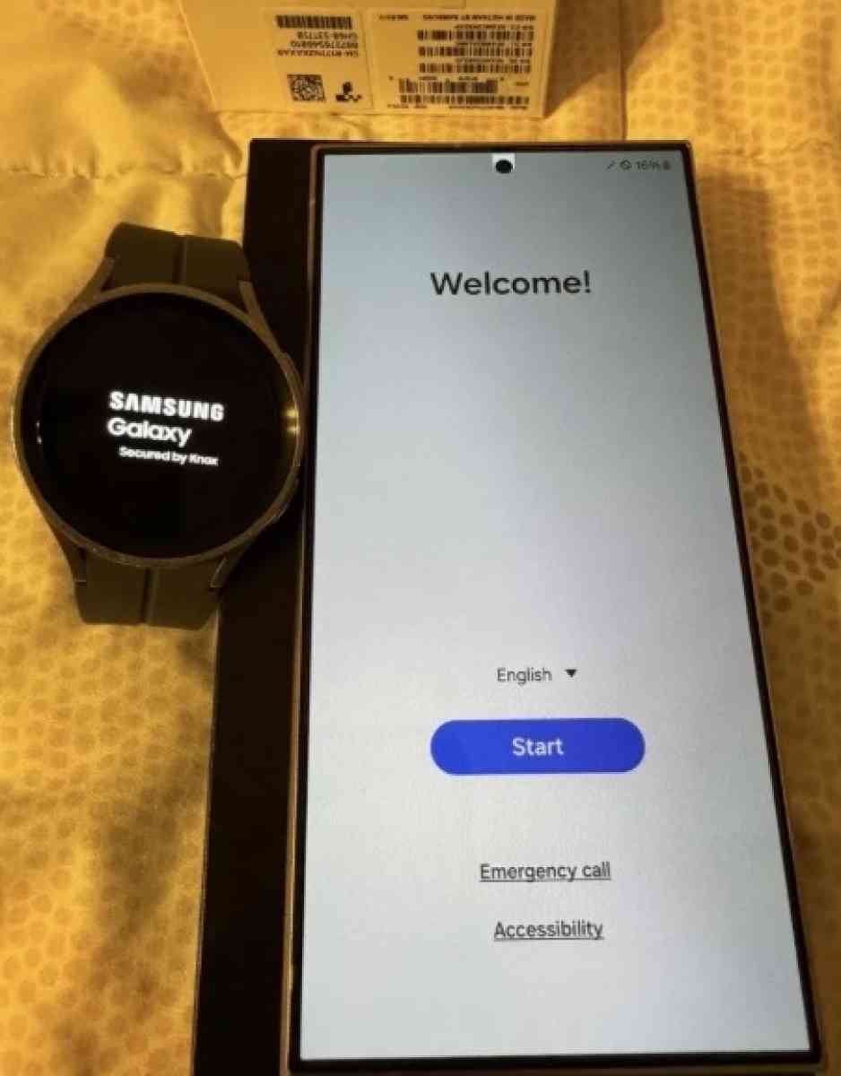 Galaxy s 23 with watch included