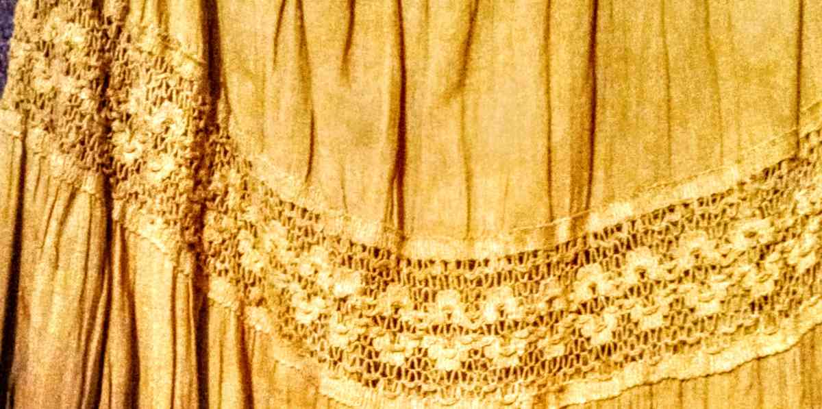 Yellow and Brown Boho Skirt