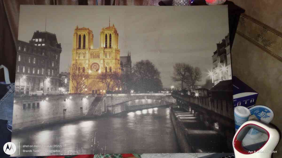 Canvas picture of Notre Dame