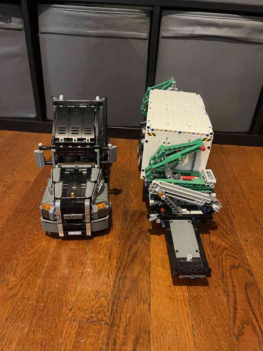 built Lego technic Mack anthem truck