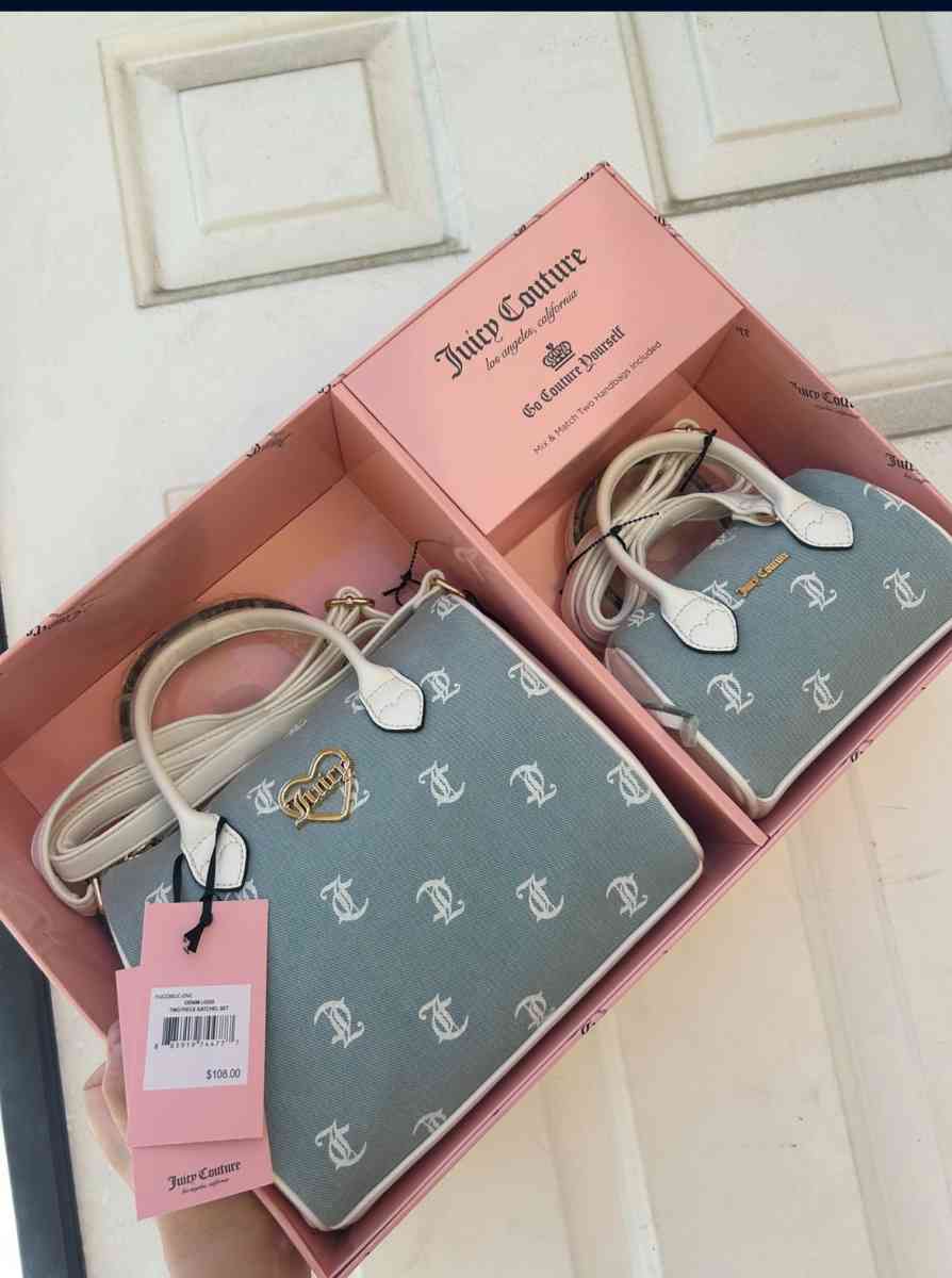 juicy couture matching mini bag gift box set