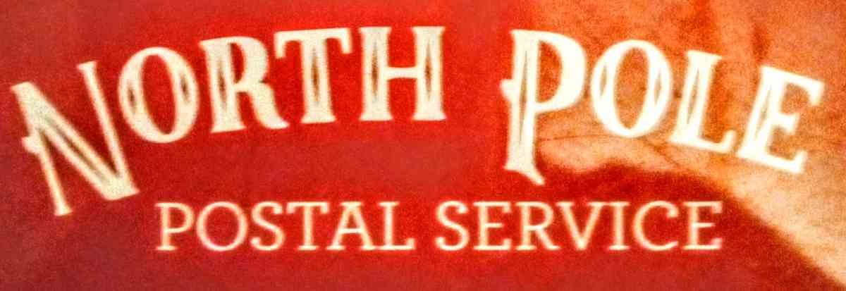 North Pole Postal Service Novelty Mailbox