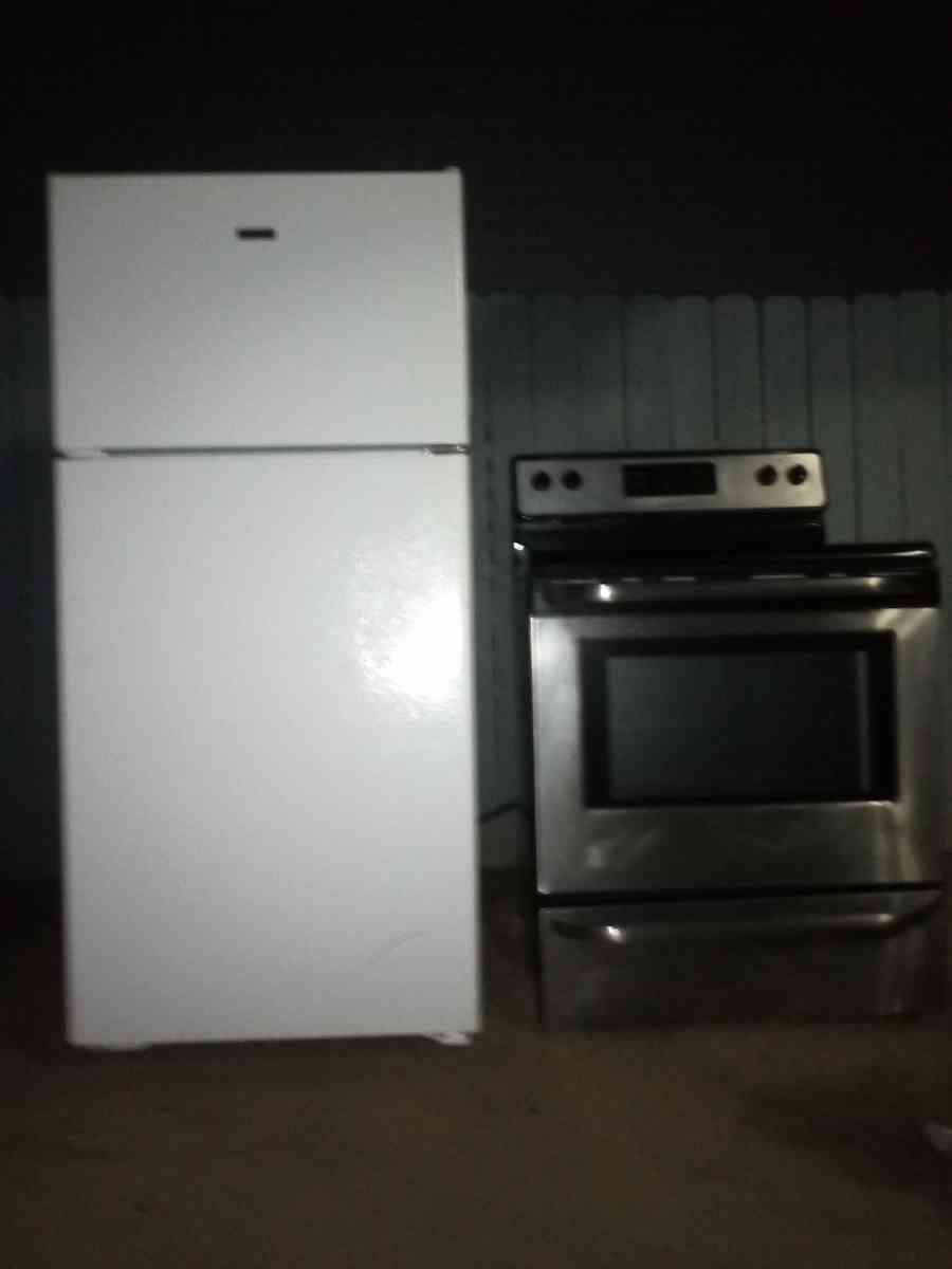 A White Highpoint refrigerator
