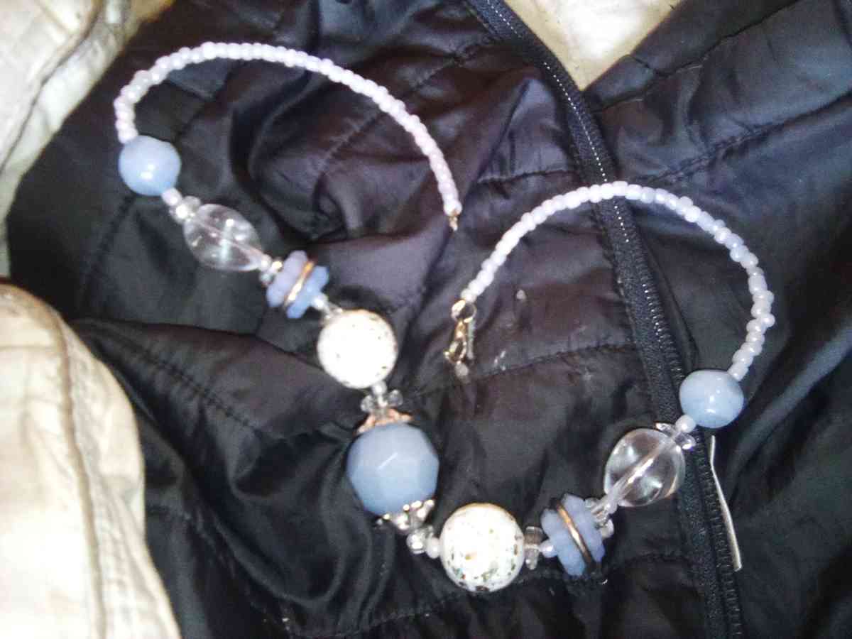 antique stone necklace asking24 inch
