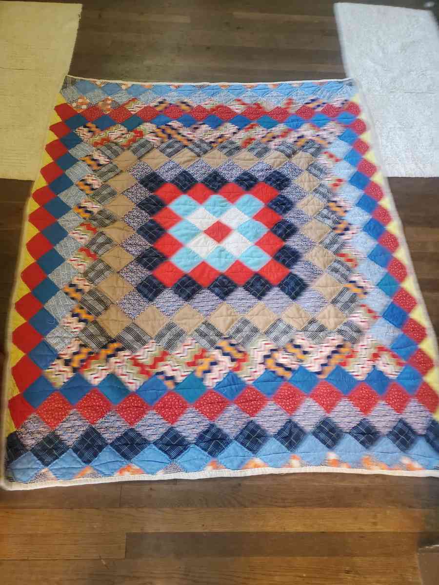 antique handmade quilt