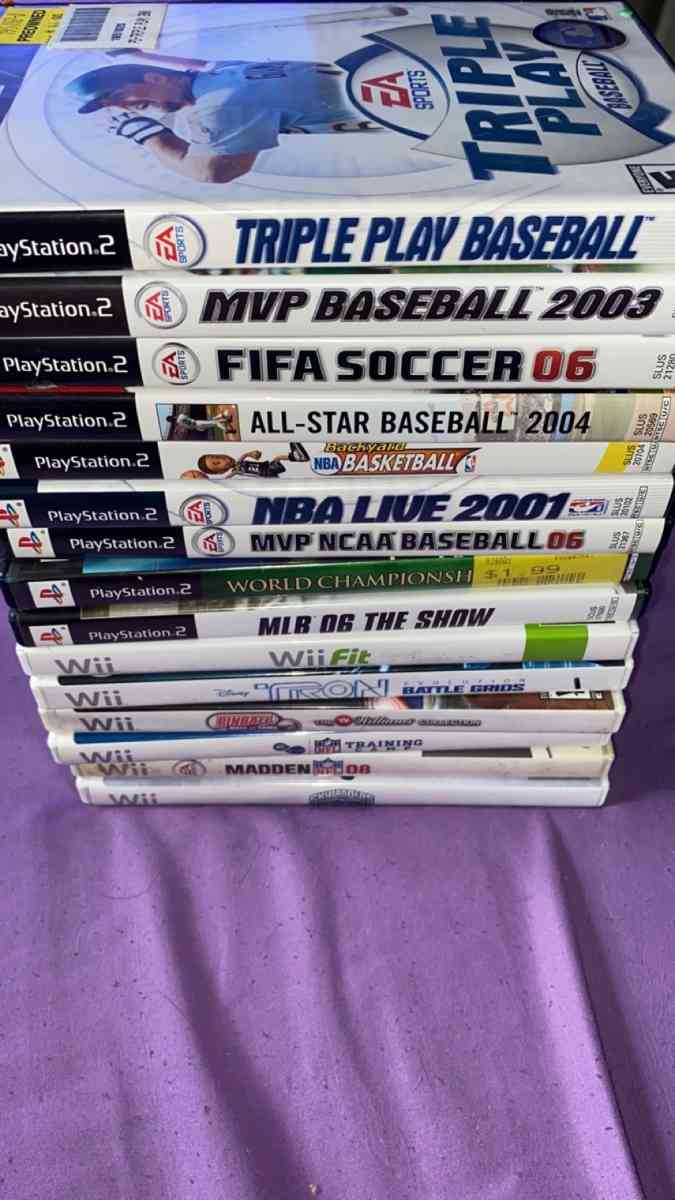 ps2 and wii games