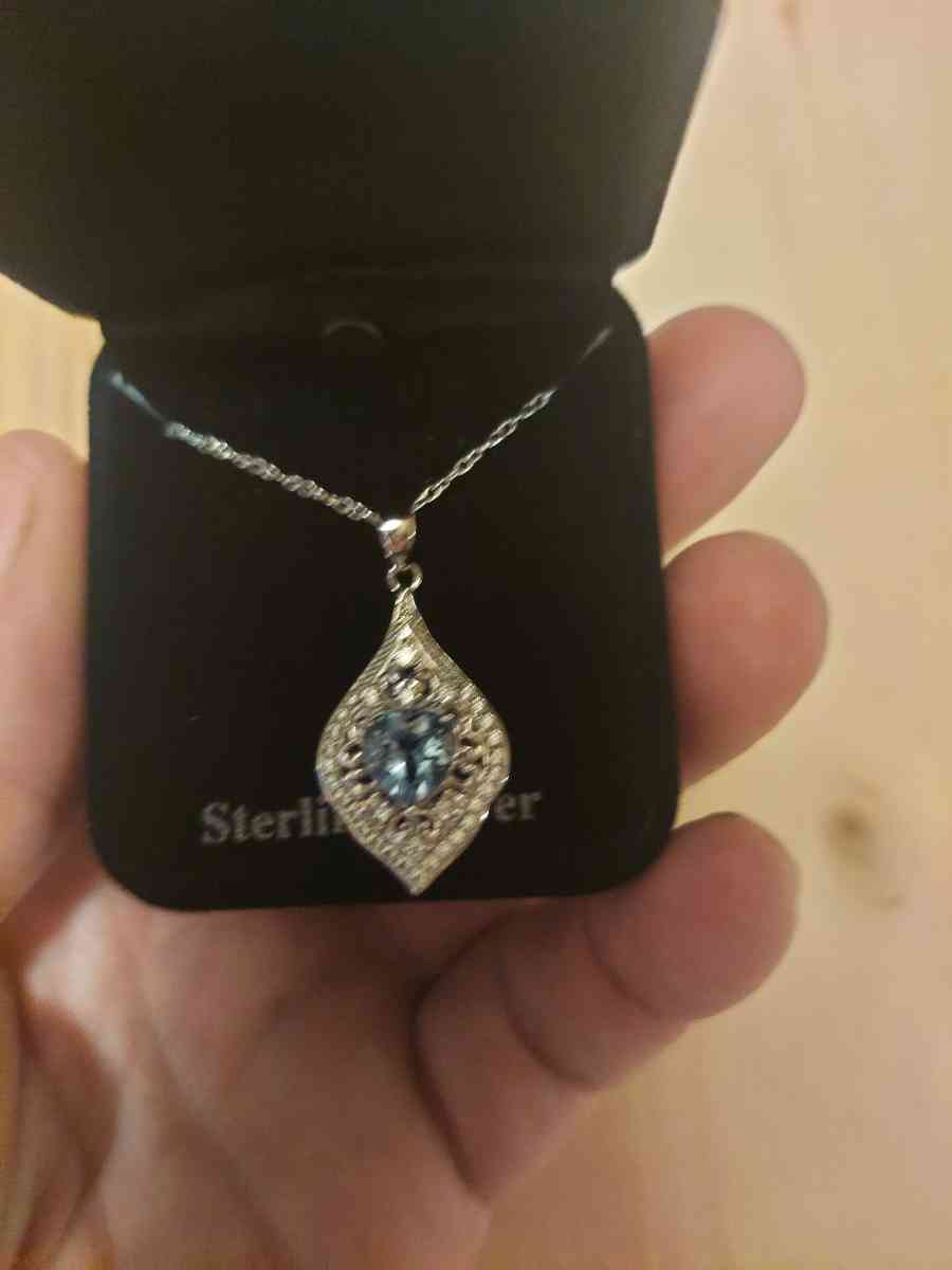 This is a nice sterling silver necklace  very nice