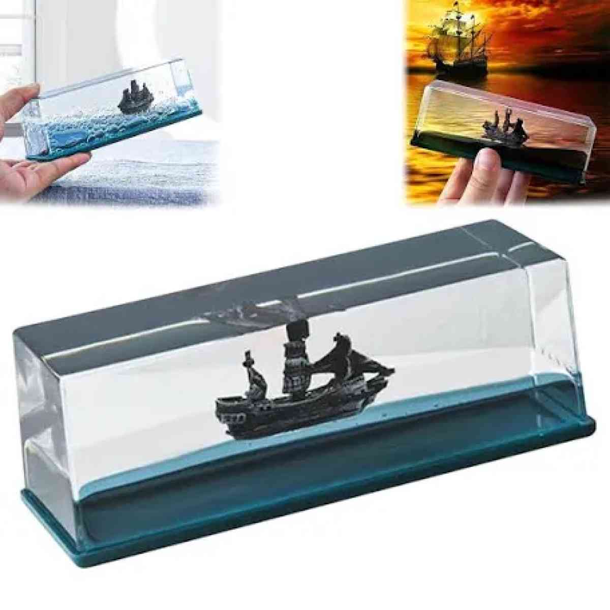 CPruise Ship Fluid Drift Bottle Unsinkable Boat in a Box