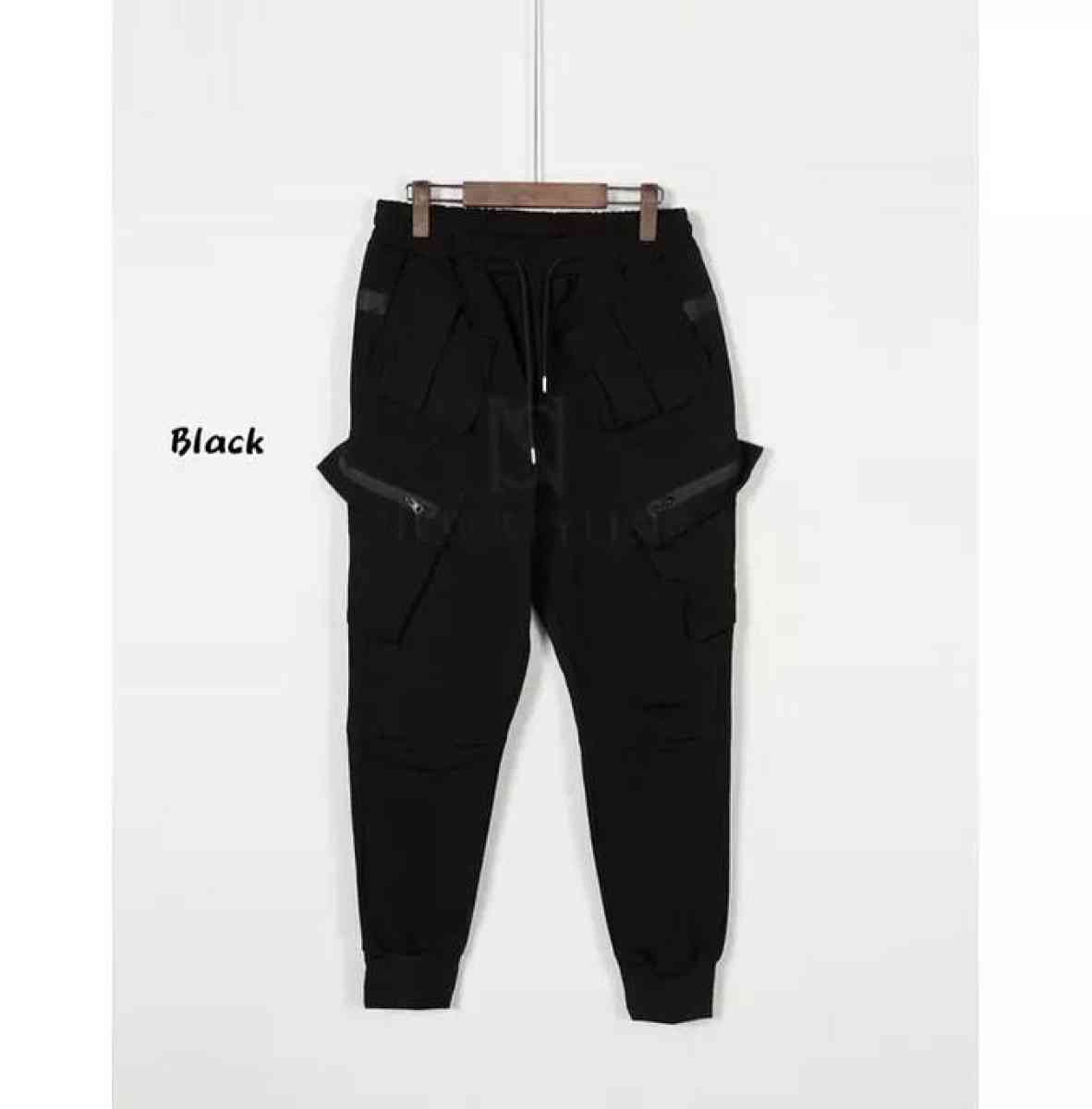 Multiple Pocket Accent Jogger Pants