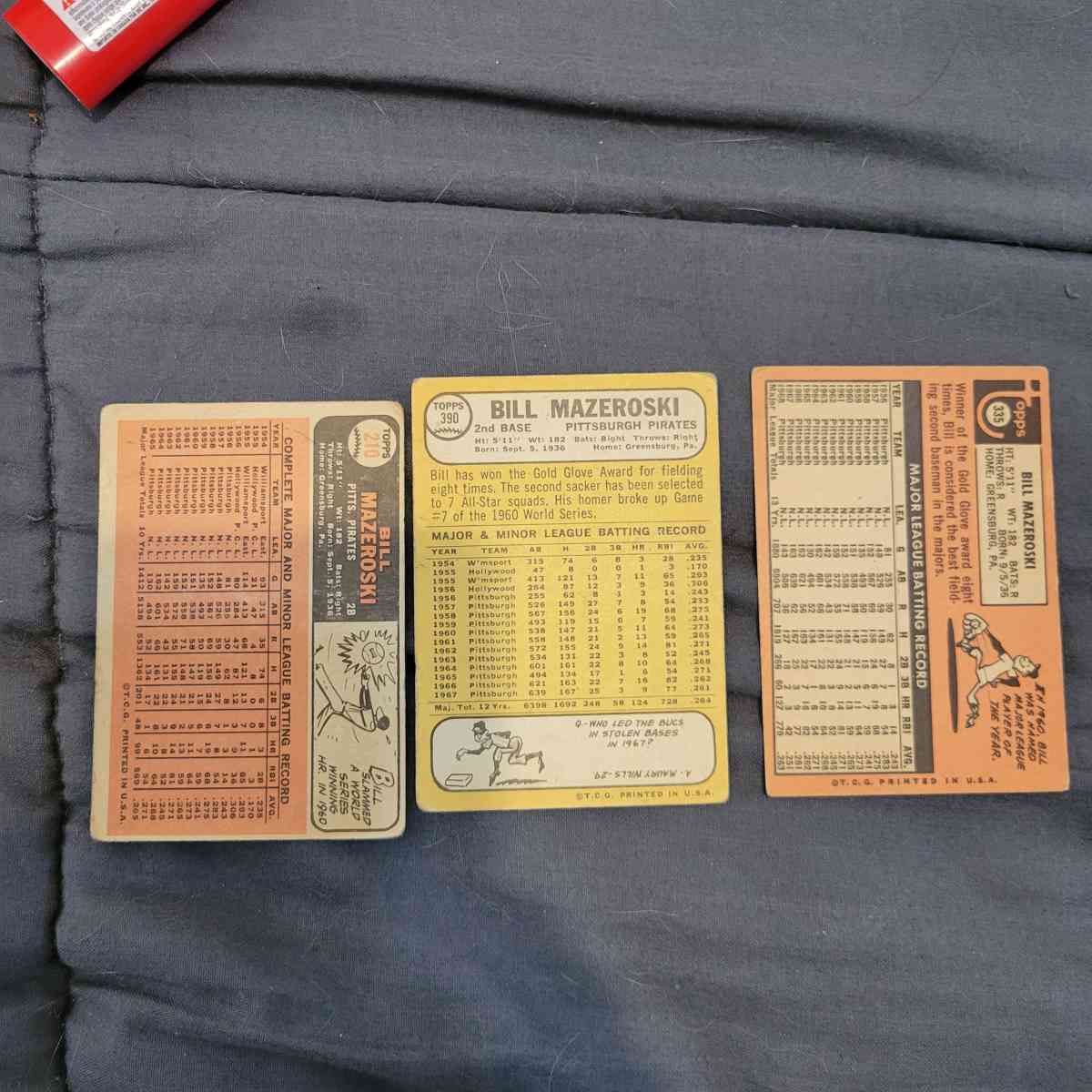 hof bill mazeroski cards