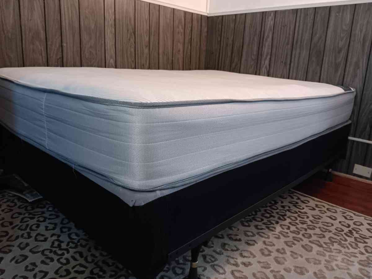 2 bed frames and mattresses