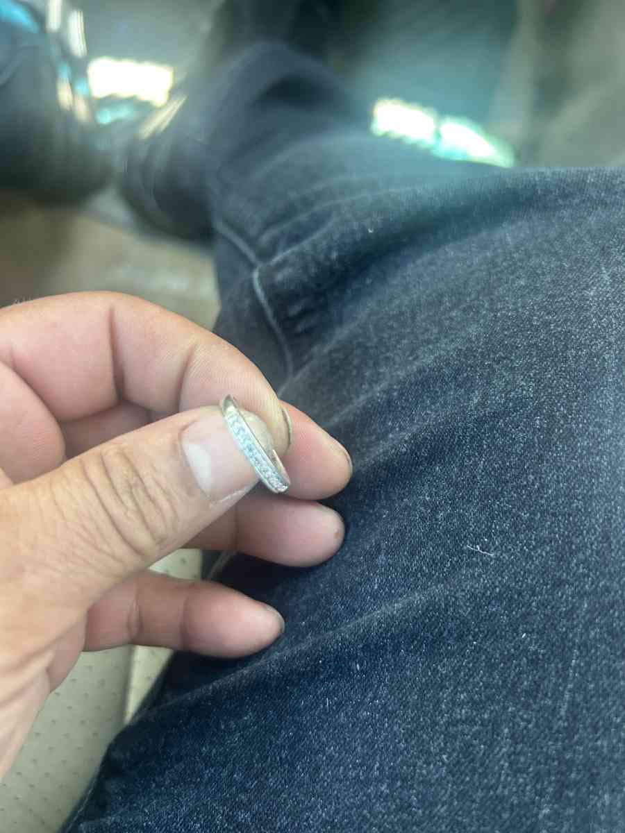 PrincessCut White LabCreated Sapphire Three Stone VintageSty - Austin, Texas - FleaMarketBay