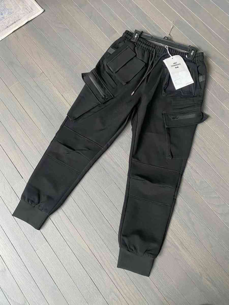 Multiple Pocket Accent Jogger Pants - Aberdeen, Washington - FleaMarketBay