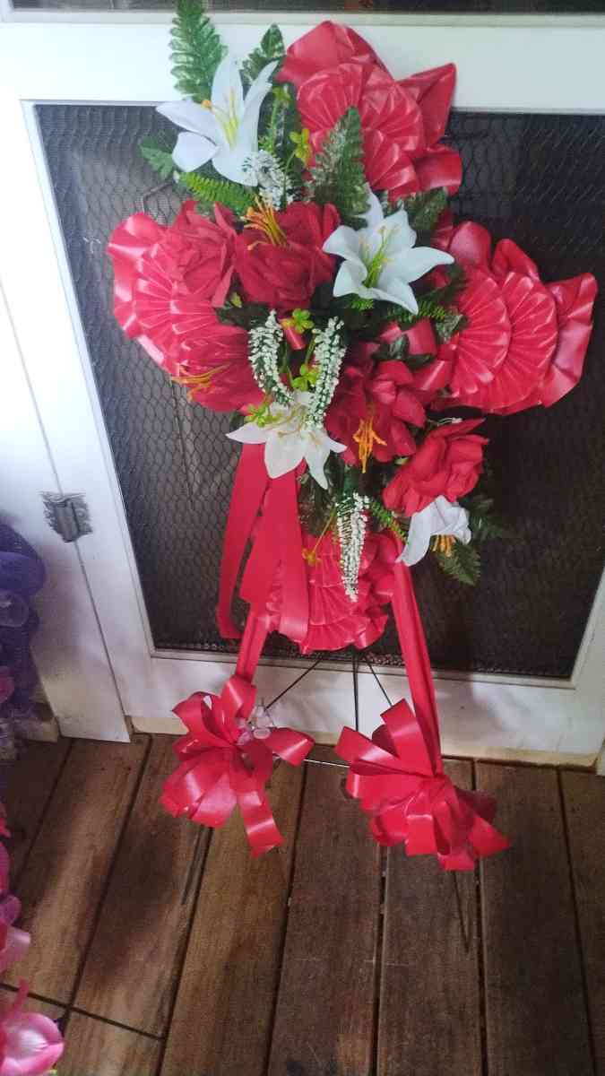 Assorted flowers arrangements a lot of different colors and