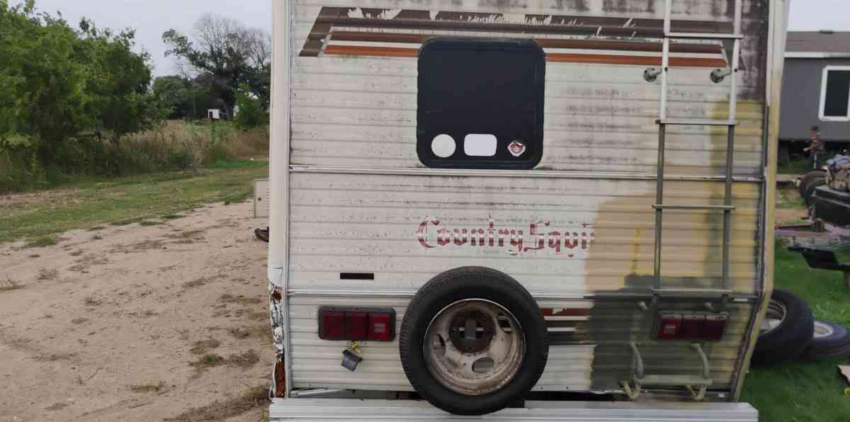 scrap Chevy camper van