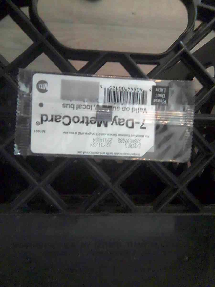 7 day unlimited Metro card