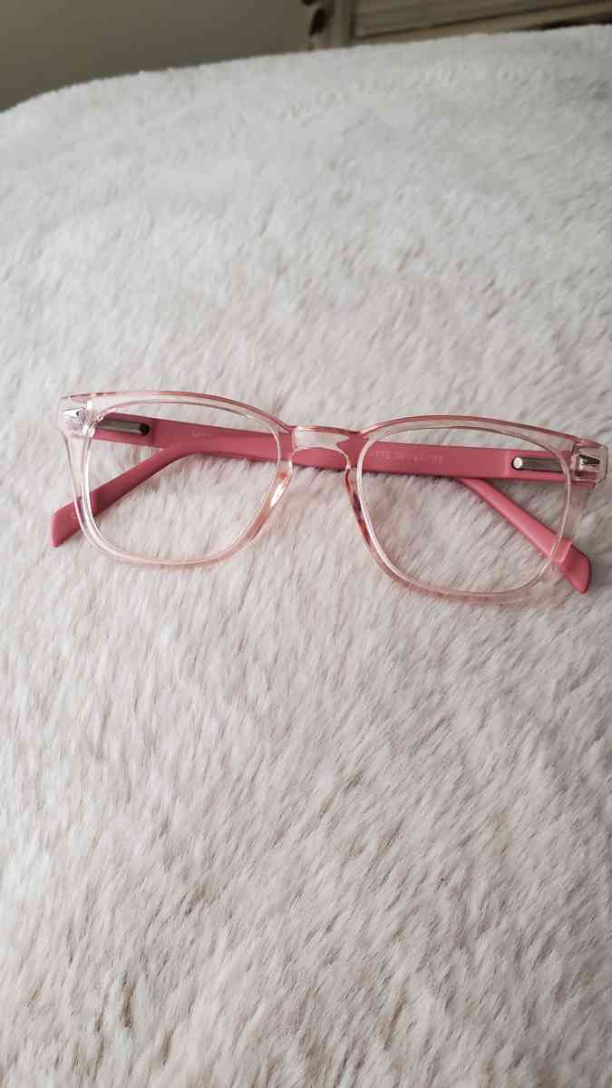 Clear Pink Prescription Glasses
