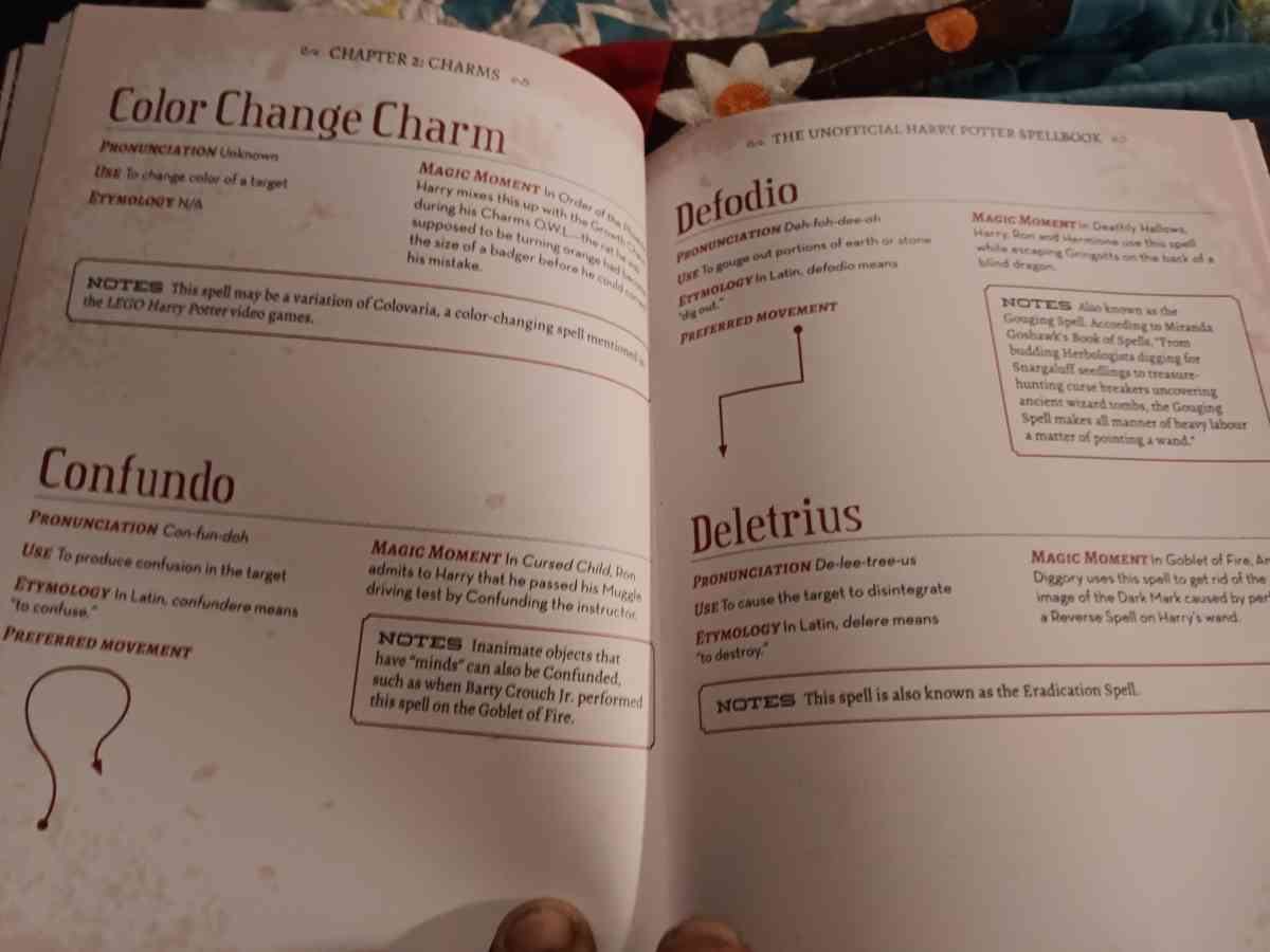 The Unofficial Harry Potter Special Edition Spell Book Hardc
