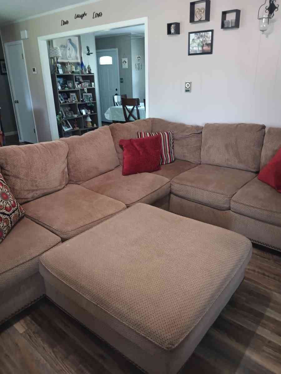 sectional with ottoman