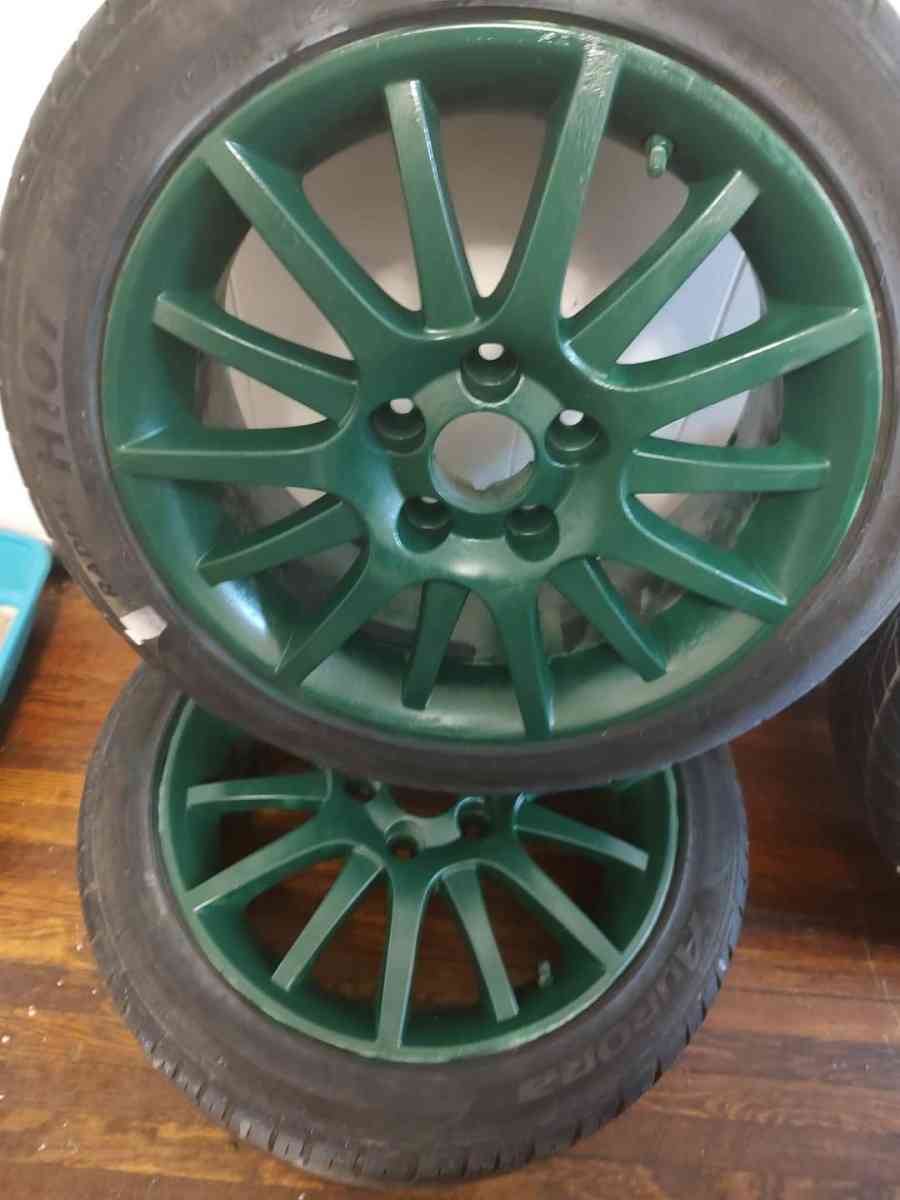 five lug 16 in low profile tires and rims