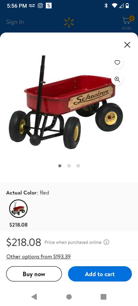 Schwinn wagons need to go