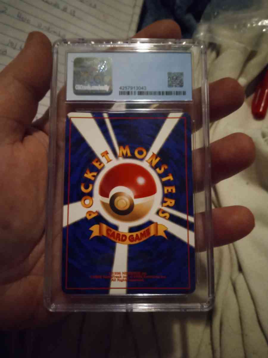 Vintage rare 1999 Japanese CYNDAQUIL CGC SLAB