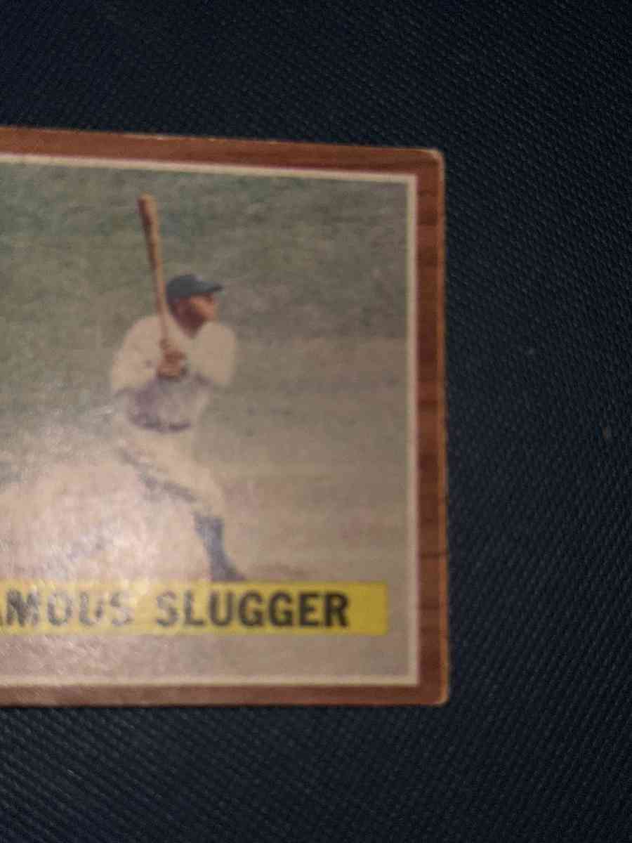 1962 The Famous Slugger Baseball Card Topps 138