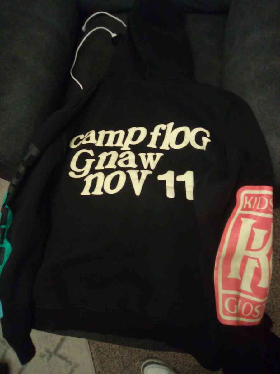 1of1 rare black ksg hoodie Kanye Westkid Cudi collab