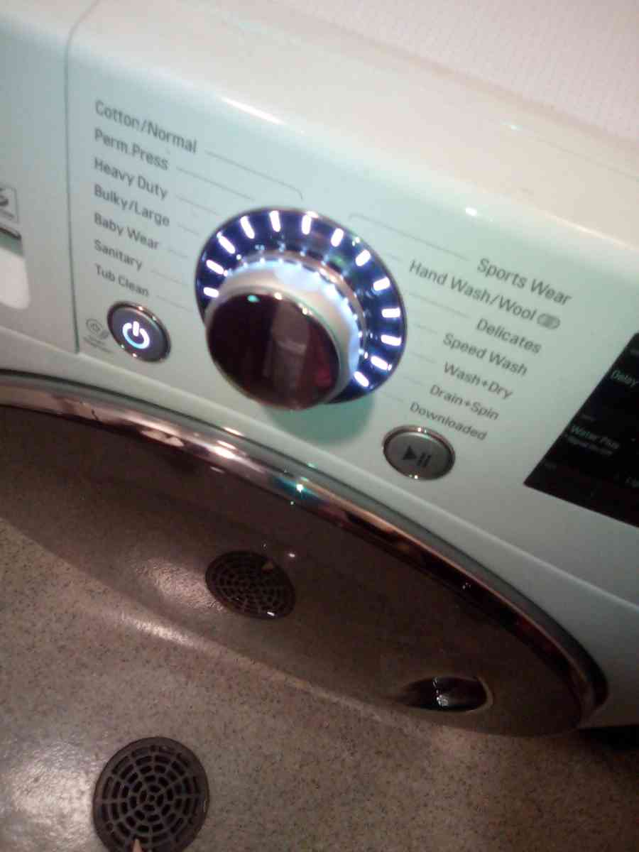 LG all in one smart washer and dryer machine
