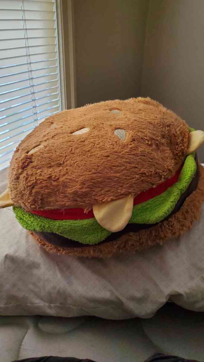 Big Burger Pillow