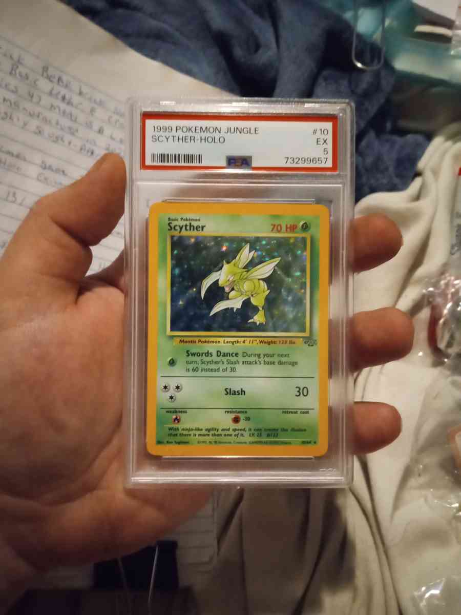Vintage rare SCYTHERHOLO PSA SLAB