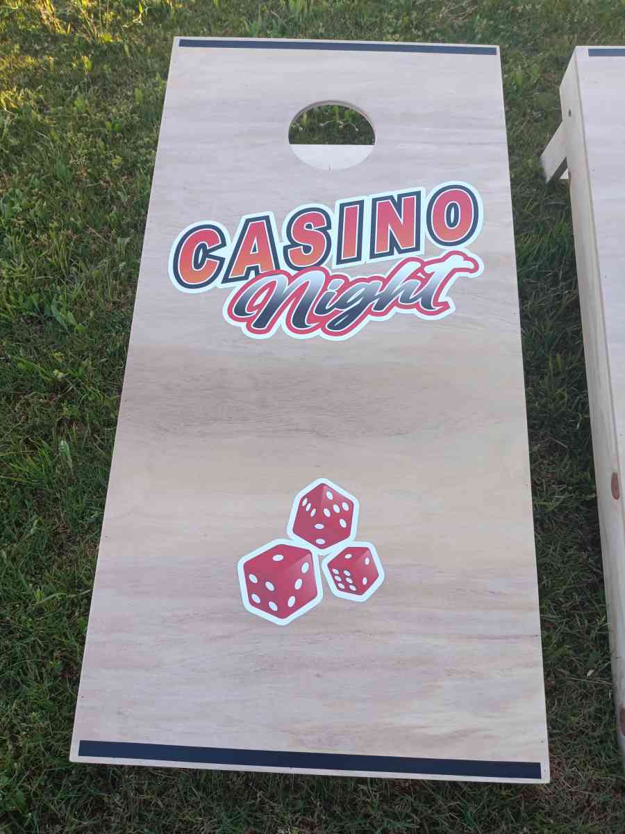 corn hole boards yard game
