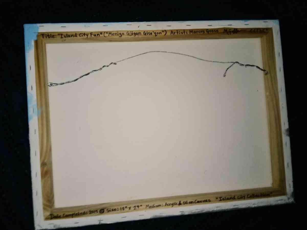 oil acrylic painting by world famous Marcus Gosse