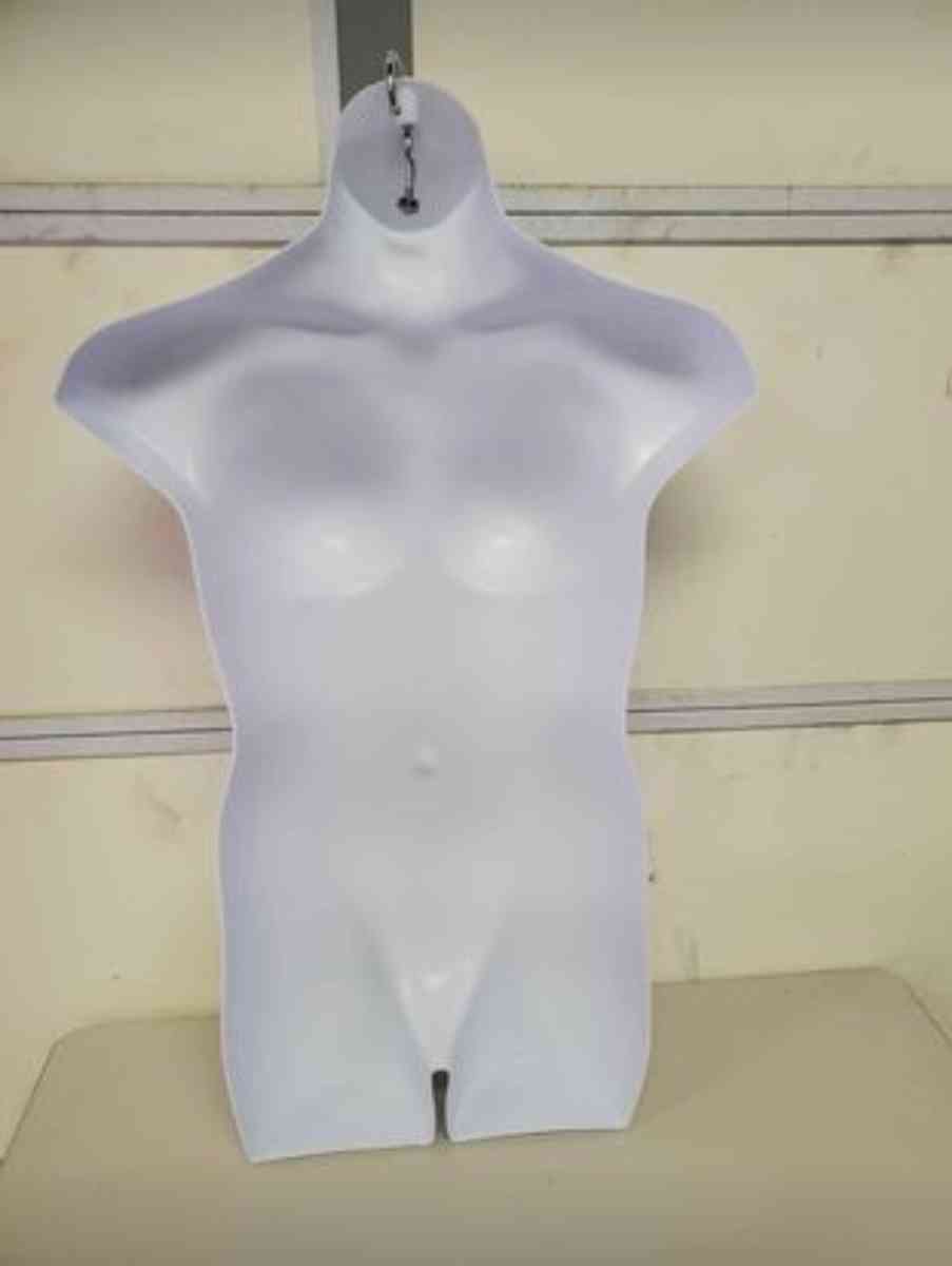 White Molded Female Mannequin With Hook  Boutique  RRR Appar