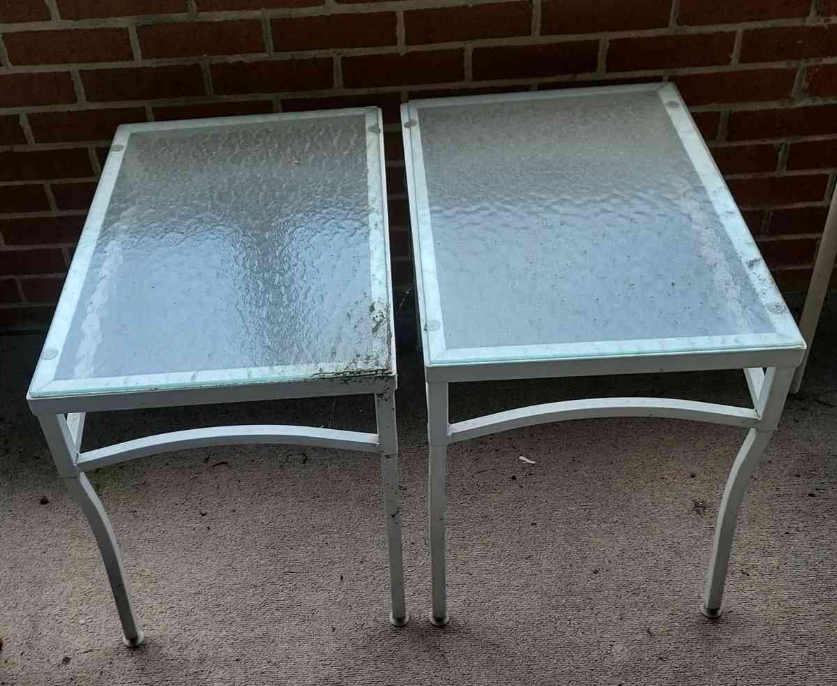 2 Patio End Tables - Oil City, Pennsylvania - FleaMarketBay