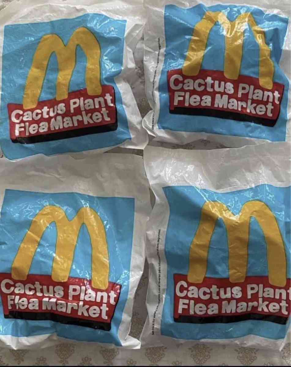 limited Edition McDonalds Cactus plant happy meal toys - New York, New York - FleaMarketBay
