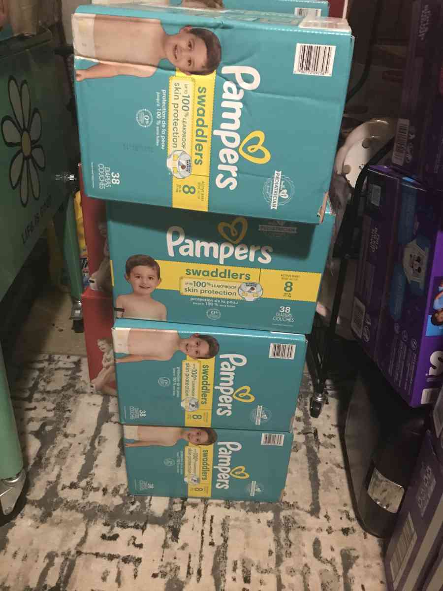 pampers size 8 38 count