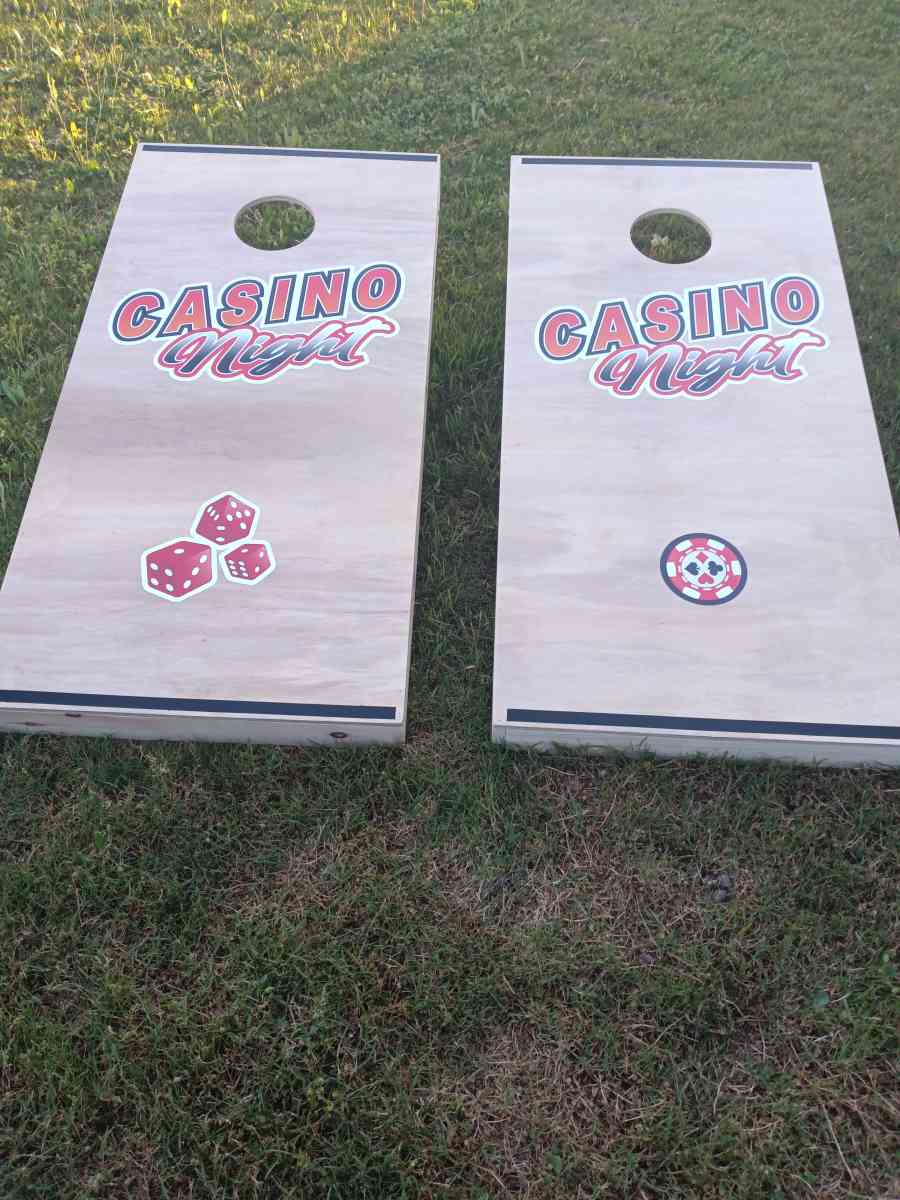 corn hole boards yard game