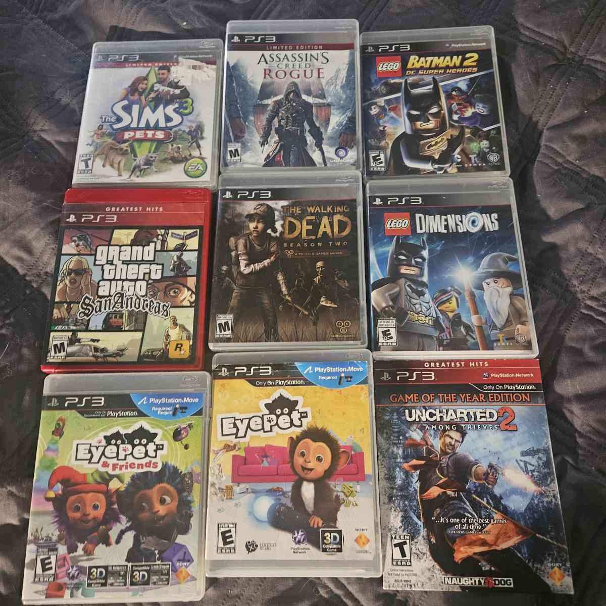 PS3 w 27 games 2 controllers  other accessories - Carrollton, Georgia - FleaMarketBay