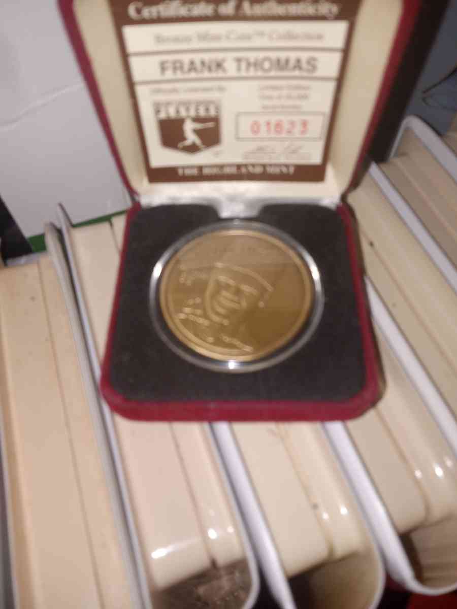 vintage highland mint multi sport bronze rookie card lot