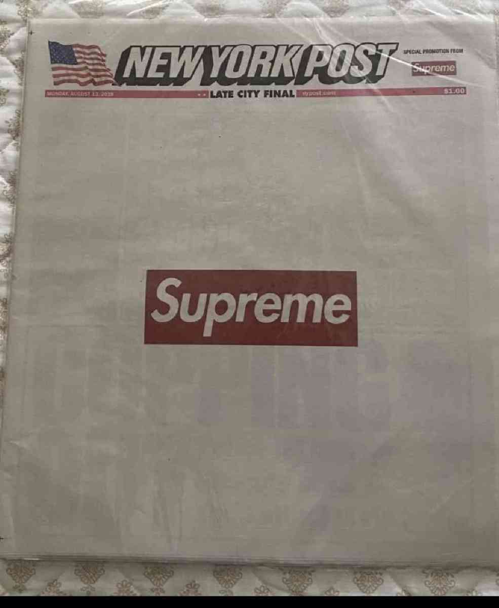 Supreme newspaper - Middle Village, New York - FleaMarketBay