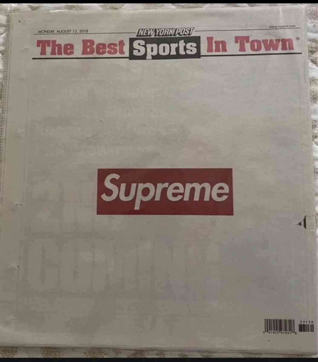 Supreme newspaper - Middle Village, New York - FleaMarketBay