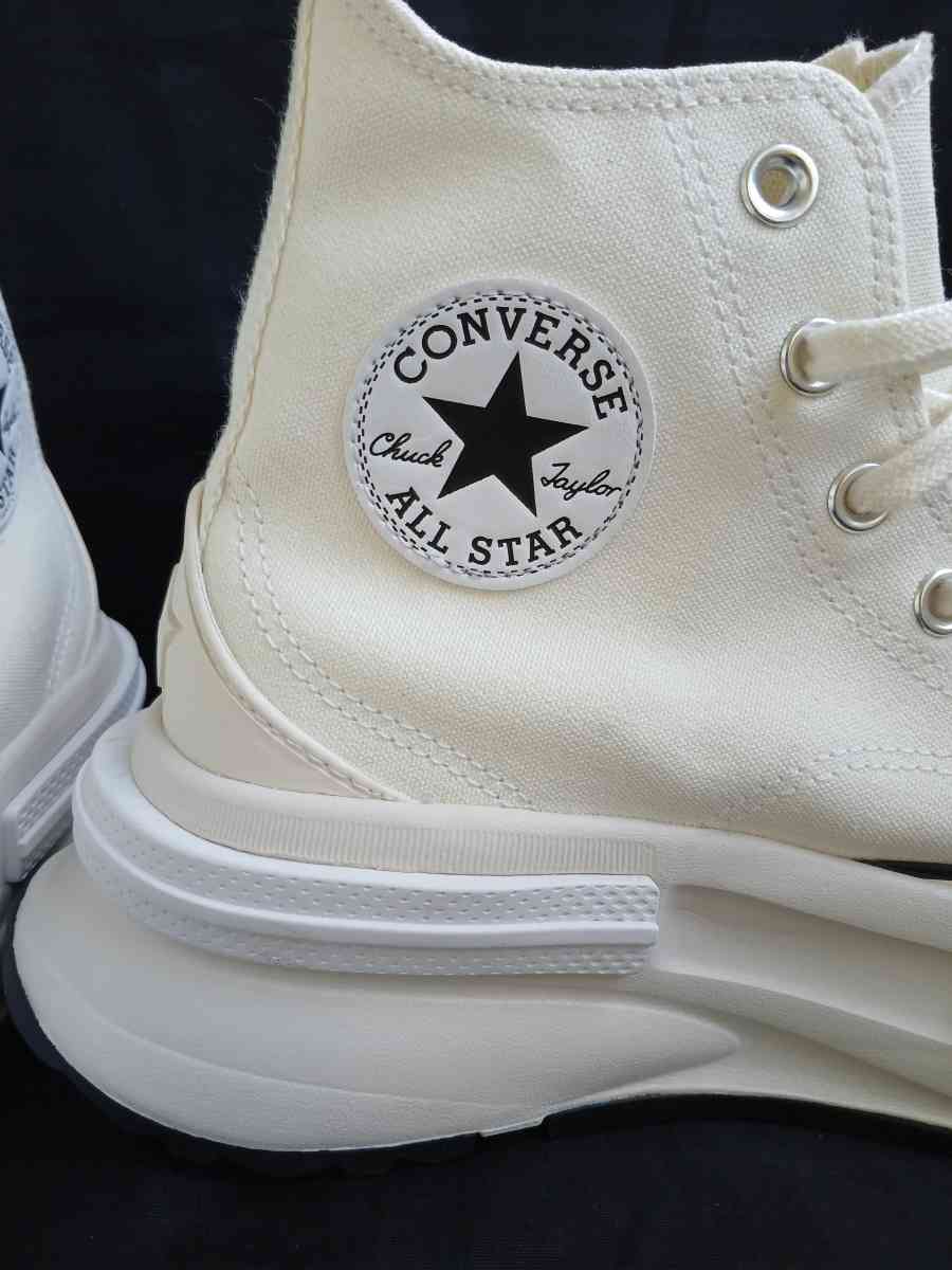 NEW Converse Unisex Run Star Legacy Hi Shoes Black White A00