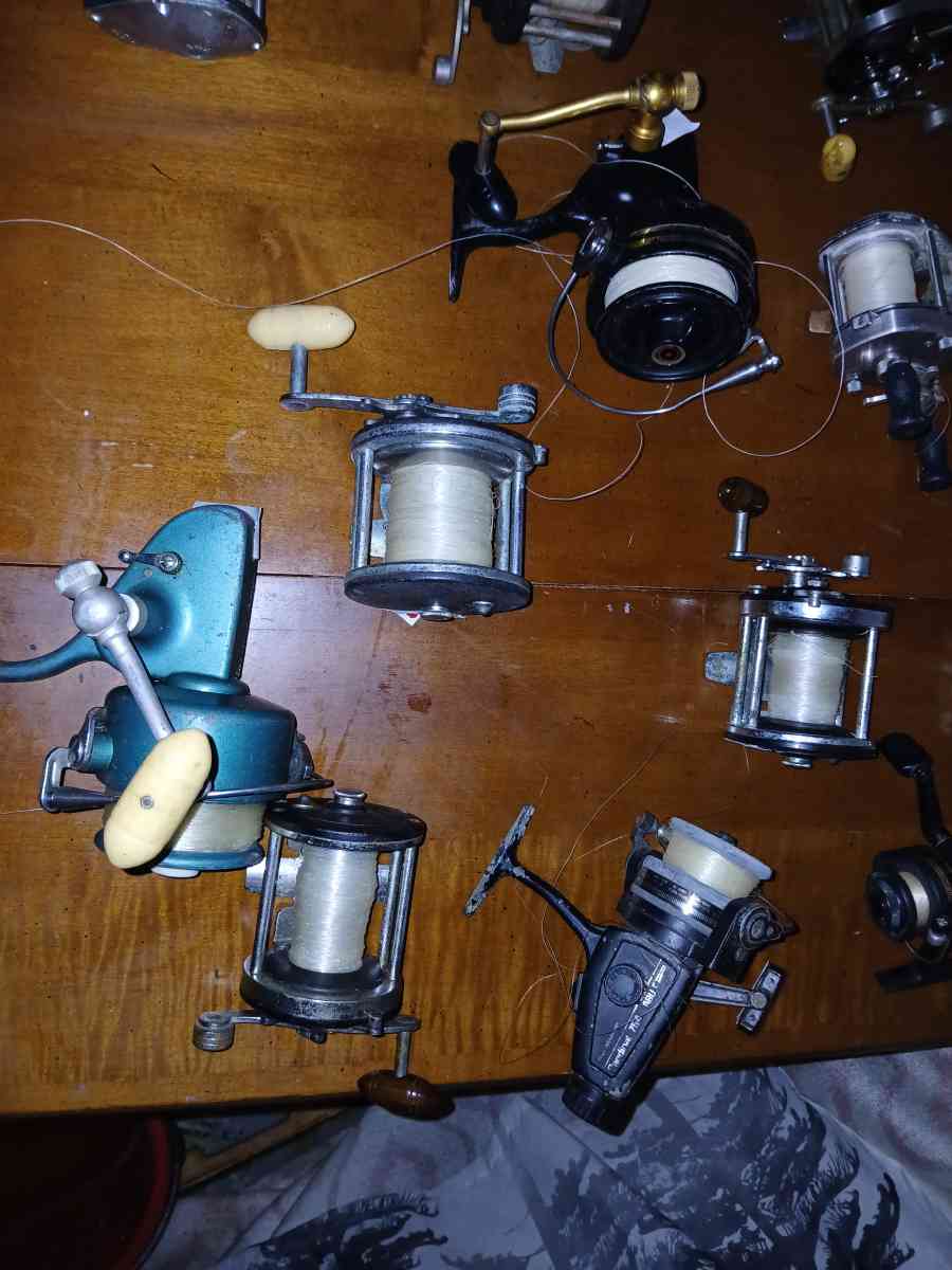 Fishing reels lures and other random gear